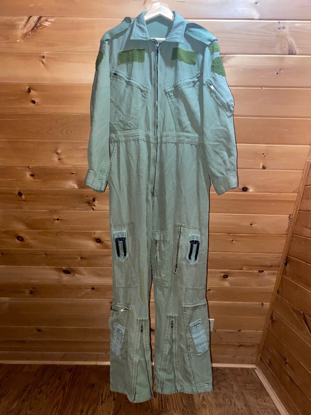 Canadian Armed Forces Flame Resistant Flight Suit Coveralls Size 6738 Short Wide